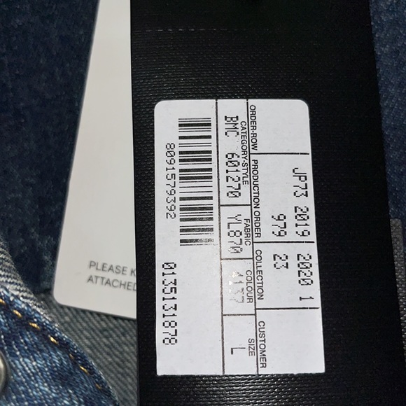 New Saint Laurent Denim Mini Dress NWT - Picture 6 of 9